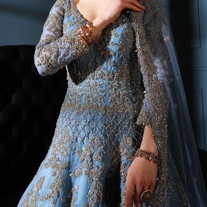 Bonne qualité nouveau Style de créateur broderie lourde travail Gharara Sharara costumes pakistanais pour dames vêtements de désherbage à bas prix - Product Image 6