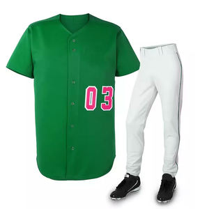 Uniforme de béisbol en blanco personalizado para jóvenes, uniforme de béisbol y softbol, ropa deportiva OEM, uniforme de béisbol al por mayor - Product Image 1