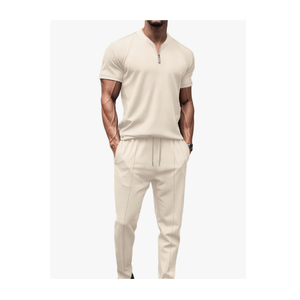 Chándal personalizado de alta calidad para hombre 100% poliéster, elegante y cómodo, ideal para uso diario o gimnasio - Product Image 1