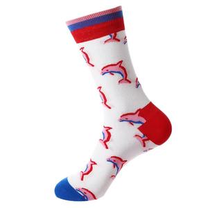 Custom Printed logo <b>Socks</b> For Men 100% Cotton High Quality Breathable <b>Soft</b> and Warmth Trendy Stretchable Mid Length Men <b>Socks</b> - Product Image 2