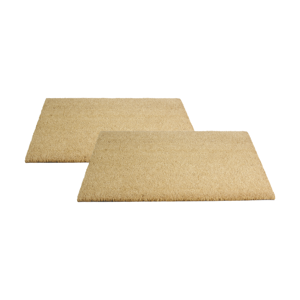 Tapis de sol en fibre de coco pour l'intérieur, pour les espaces de vie, populaire, rectangulaire, couleur marron - Product Image 1