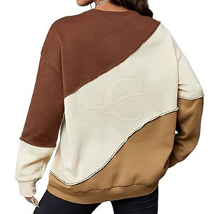 Sudadera de invierno de alta calidad para mujer, logotipo personalizado impreso, lienzo forrado informal, superventas, técnicas teñidas lisas - Product Image 6