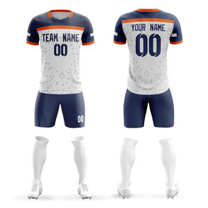 Maillot de football personnalisé unisexe, tenue d'équipe, logo avant, nom du joueur, nom de l'équipe, respirant et léger - Product Image 5