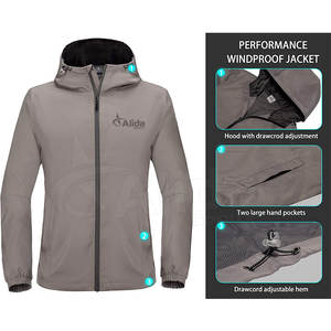 High Quality Windbreaker Jacket Customized Windbreaker Jacket Fashion Clothing Windbreaker Jacket - Product Image 4
