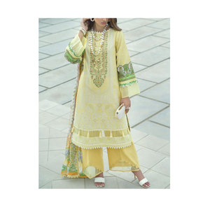 Collection de pelouses d'été pakistanaises de qualité supérieure pour femmes Robe Salwar Kameez pour femmes de qualité supérieure pour l'été pour femmes - Product Image 1