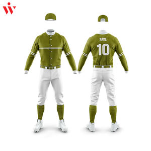 2025 professionnel meilleur Design OEM ODM vêtements de sport léger Polyester Baseball uniforme pour adultes Logo personnalisé imprimé - Product Image 3