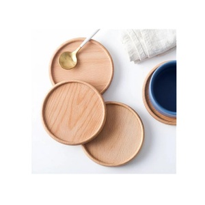ถาดรองแก้วไม้เนื้อแข็งสำหรับบ้านโรงแรมและร้านอาหาร - Product Image 4