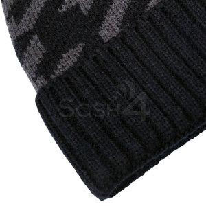 Custom Printed Logo Wholesale Winter Beanie <b>Hat</b> 100% Wool High Quality Jacquard Common Unisex Adults Made in Pakistan - Product Image 4