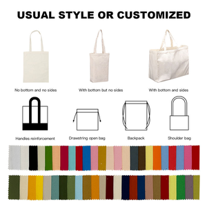 Wholesale Premium Reusable Striped Canvas Tote <b>Bags</b> Custom Logo 100% Recycled Cotton <b>Foldable</b> Design Promotional <b>Shopping</b> - Product Image 3