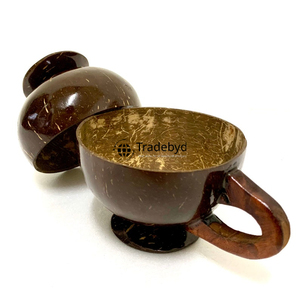 Tradebyd Tasse en noix de coco naturelle pour cadeaux éthiques Verres réutilisables et durables pour les acheteurs éco-conscients - Product Image 4