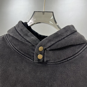 Producto al por mayor, paños con hombros caídos, jersey para hombre, sudaderas con capucha en blanco de gran tamaño y peso pesado personalizadas, alta calidad - Product Image 4