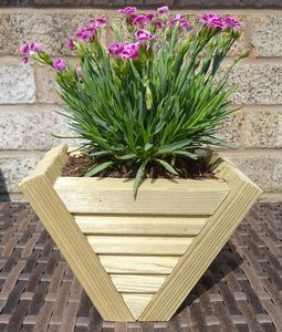 Jarrón de Flores Hecho a Mano de Madera de Mango Ecológico y Moderno TQC, Decoración de Mesa de Tamaño Pequeño para Navidad - Product Image 6