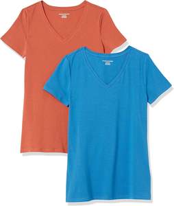 T-shirt élégant pour femme, tricot doux, toucher lisse, respirant, coupe ajustée, séchage rapide, coton éco-responsable, élasthanne, confort quotidien, moderne, été - Product Image 4