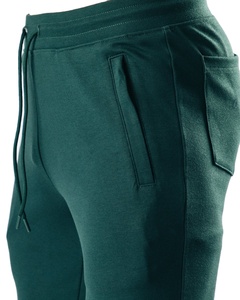 Joggers de alta calidad para hombre, pantalones de chándal informales para gimnasio personalizados, pantalones de chándal ajustados de algodón y poliéster con cremallera 2026 - Product Image 3