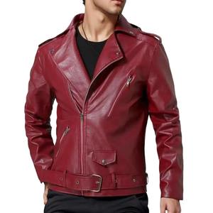 Veste en cuir de qualité supérieure pour hommes Veste en cuir respirante de qualité supérieure pour hommes Nouvelle marque élégante de grande classe - Product Image 5