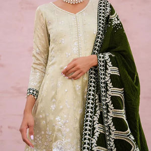 Vestido de fiesta Formal sin costuras más vendido para mujer Nuevo diseñador Longitud regular Salwar Kameez 2025 - Product Image 1