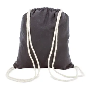 Zaini Sportivi Personalizzabili in Cotone Rolinka con Coulisse, Borsa Promozionale Personalizzabile per Gadget - Product Image 1