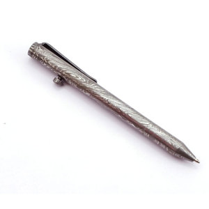 Hand Made damascus steel <b>pen</b> durable metal body pocket clip <b>edc</b> survival writing <b>pen</b> unique pattern premium gift for men - Product Image 4