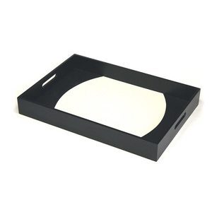 ชุดถาดโลหะ2ถาดสำหรับตกแต่งโต๊ะในบ้านโรงแรมถาดเสิร์ฟอาหารของหวานหรือเค้กผลไม้ - Product Image 5