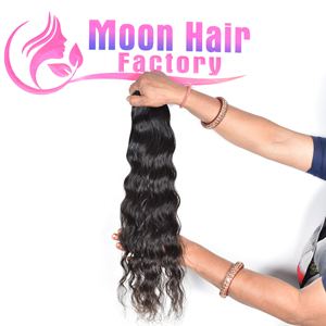 El mejor producto presenta extensiones de cabello humano Remy indio suave y sedoso de aspecto natural Estilo ondulado de cierre disponible a precios asequibles - Product Image 5