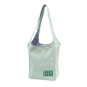 Bolsa de Mano de Lona Reversible Ecológica con Asas, Logotipo Personalizado, Fabricante Vietnamita con Certificación BSCI, Bolsas de Compra Lisas OEM Directas - Product Image 1