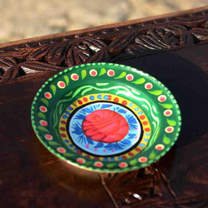 Truck Art Wooden Home <b>Decor</b> <b>Wall</b> Hanging <b>Plate</b> Premium Hand Painted Classic Design Custom Brand Pakistan Truck Art <b>Plate</b> - Product Image 4