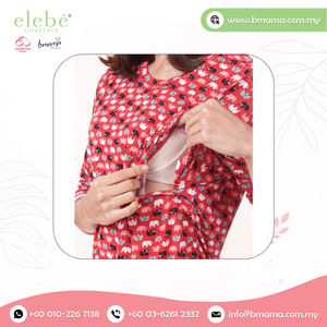 Tops de lactancia de manga larga para mujer de alta calidad, camiseta de maternidad posembarazo de Material suave, vestido informal sólido para primavera y otoño - Product Image 6