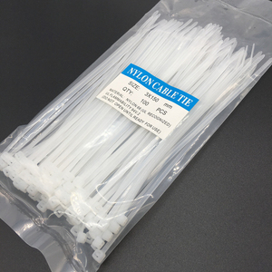 ربطات كبل سحاب بلاستيك PA66 لون أسود وأبيض وملونة ذاتية القفل من النايلون مقاومة للأشعة الفوق البنفسجية - Product Image 5