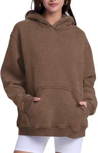 Sweat à capuche personnalisé imprimé à l'écran, manches longues décontractées, 100% coton, streetwear unisexe - Product Image 2