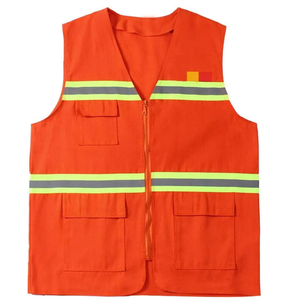 Nuevos chalecos de seguridad para mujer de todos los colores, chalecos personalizados con múltiples bolsillos, cierre de cremallera, impermeables para uso Industrial al aire libre, chaleco - Product Image 1