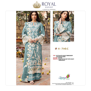 Fournisseur mondial de vêtements indiens pour les fêtes et les festivals, en coton avec imprimé Kotta, dupatta, broderie, ensemble de costume - Product Image 3