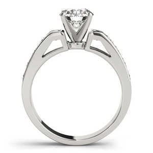 Anillo de Compromiso de Oro Blanco de 18K con Diamante Corte Princesa de 1.00ct - Product Image 2