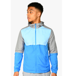 Veste coupe-vent personnalisée grande taille à la mode pour hommes, légère et respirante, veste confortable en tissu chaud portée par hommes - Product Image 1