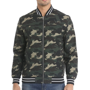 Veste universitaire personnalisée pour homme à col montant, idéale pour l'automne et l'hiver, imprimée sur demande, en laine coupe-vent respirante, polyester/coton - Product Image 3