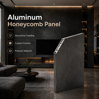 Panneau en nid d'abeille en aluminium massif revêtu de PE de 4 mm AHP ACM, imperméable et résistant aux intempéries pour revêtement mural extérieur