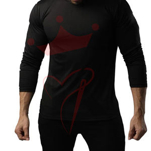 เสื้อยืดคอกลมแขนสั้นผ้าฝ้ายใยไผ่ถักคุณภาพสูงสำหรับผู้ชาย ระบายอากาศได้ดี แห้งเร็ว ขายส่งราคาถูก - Product Image 3