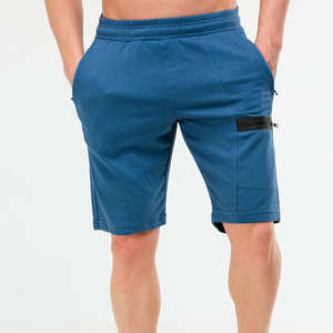 OEM algodón polar en blanco pantalones cortos de sudor Jogger entrenamiento Casual activo correr Atlético gimnasio algodón polar pantalones cortos de sudor para hombres - Product Image 1