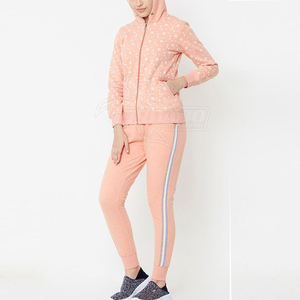 Los últimos chándales de invierno hechos a medida para mujer superventas de alta calidad estampado de algodón polar de talla grande mejor venta al por mayor - Product Image 3