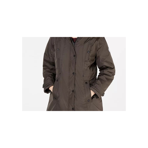 Parka Invernale Verde Extra Large per Ragazze Madden con Cappuccio e Bordo in Pelliccia Sintetica, Antivento - Product Image 2