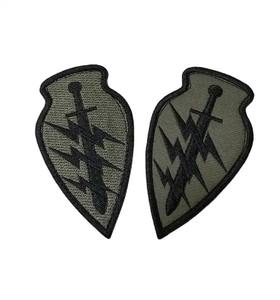 Gros Chevron Rang Brodé À La Main Or Bullion Feuille D'érable avec Rayures Cérémonial Chevron Patch Insigne Uniforme Accessoire - Product Image 4