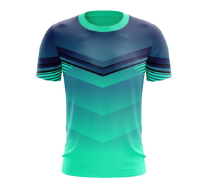 Vêtements de sport sur mesure Jersey Concevez vos propres t-shirts à manches courtes Top imprimé numérique sublimé - Product Image 4