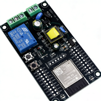 Module de relais unique ESP32 WIFI pour alimentation CA avec convertisseur CC/CC, compatible Linux OS et communication I2C