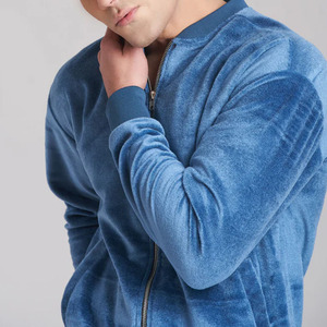 Conjunto de Sudadera y Pantalones Deportivos para Hombre, Nuevo Modelo 2024, Color Sólido, 100% Algodón, Felpa Gruesa, Transpirable, de Secado Rápido, para Invierno - Product Image 5