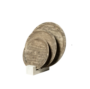 Wholesale <b>Wood</b> Charger Plates Home and Kitchen&Wedding Decoration <b>carved</b> design pcs hot <b>sale</b> - Product Image 5