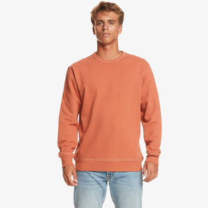 Sudadera de Hombre 2025, Peso Pesado, Poliéster/Algodón, Cuello Redondo, Invierno, Lisa, Teñida, Estampada, Felpa, Bordada con Ácido - Product Image 3