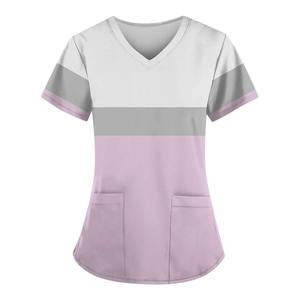 Conjuntos de uniformes médicos para enfermeras, médicos y médicos, traje para correr, diseño de tela tejida con spandex para hospitales - Product Image 3