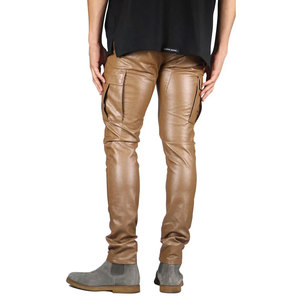 เสื้อแจ็กเก็ตหนังสำหรับผู้ชายชุดปกติกางเกงหนังทันสมัยสำหรับใส่กลางแจ้งมาใหม่ - Product Image 6