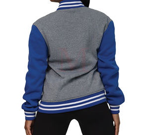 เสื้อแจ็กเก็ตใส่ได้ทั้งชายและหญิงมาใหม่เสื้อแจ็กเก็ตเลตเทอร์แมนใส่สบายแห้งเร็วสำหรับฤดูใบไม้ร่วงและฤดูหนาว - Product Image 4