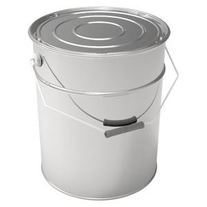 Seau cylindrique en métal seau d'huile végétale de 20 litres diamètre de 270mm x hauteur de 340mm - Product Image 1