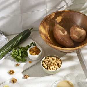 Juego de 4 Tazones para Ensalada de Madera de Acacia Natural Ecológicos de 6.3 Pulgadas Hechos a Mano y Aptos para Lavavajillas - Product Image 5